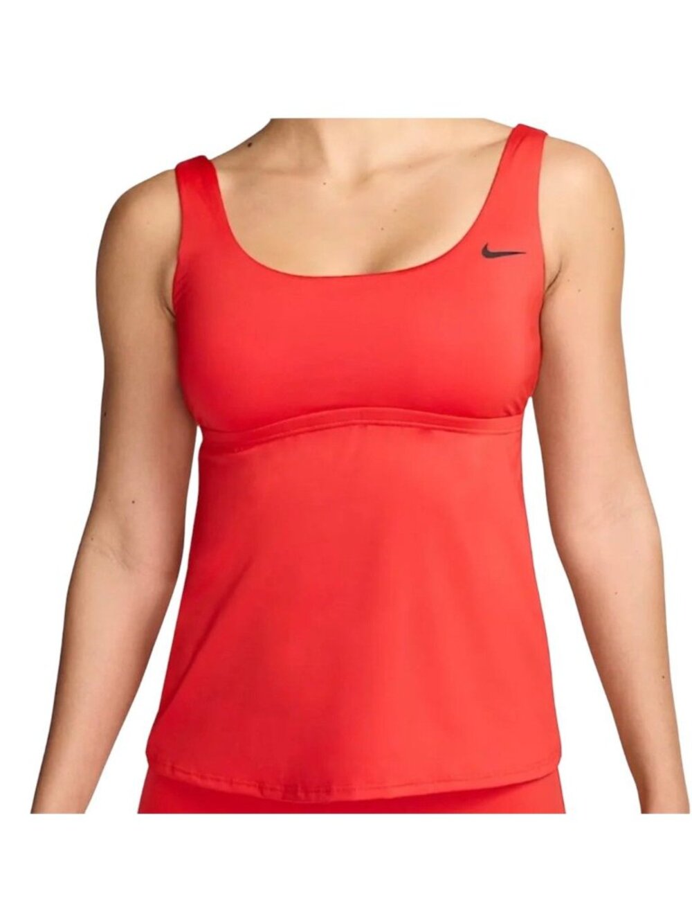 Nike Swim Red Essential Scoop Neck Tankini NESSA224-683 Women’s M New with Tags - Picture 2 of 9